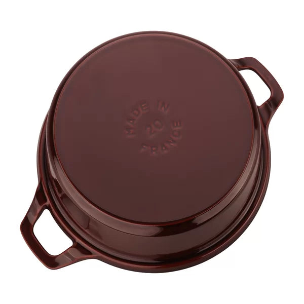 Staub 2.75 QT Round Glass Lid Cocotte