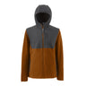 Grundens Bering Fleece Pro Full Zip Hoodie Umber/Anchor