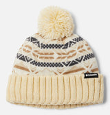 Columbia Sweater Weather Pom Beanie Chalk Checkered Peaks