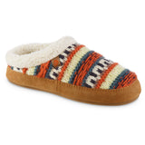 Acorn Women's Fairisle Clog Slipper With Indoor/Outdoor Sole Sunset Red