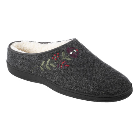 Women's Acorn Flora Clog With Cloud Cushion Comfort Charcoal