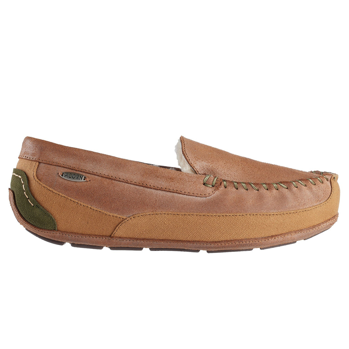 Acorn Men's Hamilton Suede Driving Moccasin - Buckskin Buckskin