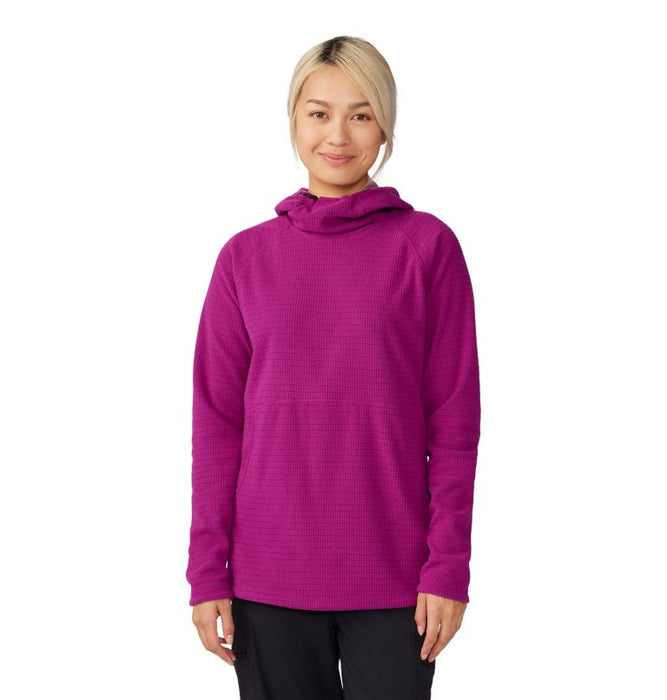 Mountain Hardwear Women's Summit Grid Tunic Hoody Berry glow