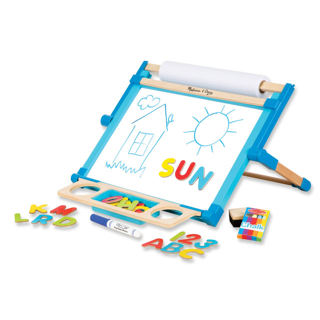 Melissa & Doug Doublesided Magnetic Tabletop Easel