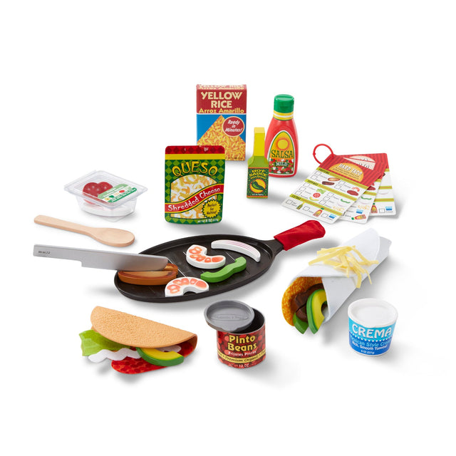 Melissa & Doug Fill And Fold Taco And Tortilla Set