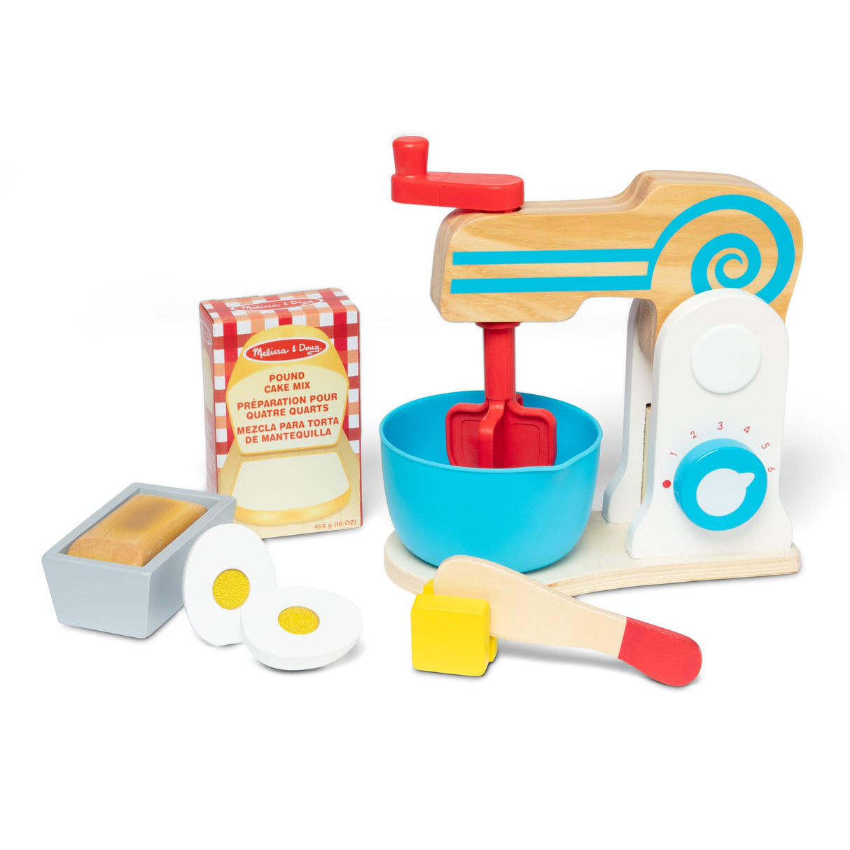 Melissa & Doug Make-a-cake Mixer Set