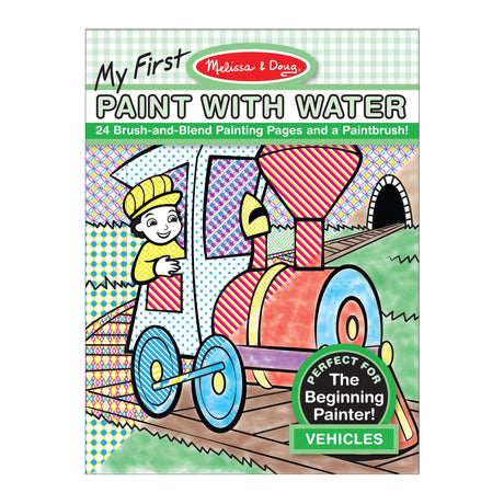 Melissa & Doug My First Paint With Water- Vehicles Vehicles