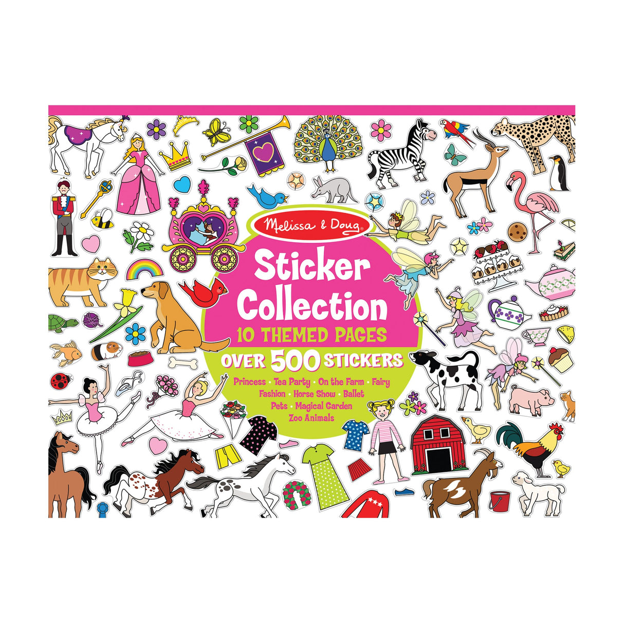 Melissa & Doug Sticker Collection-pink Pink