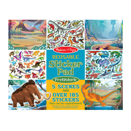 Melissa & Doug Prehistoric Reusable Sticker Pad
