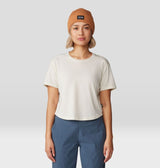 Mountain Hardwear Womens Trekkin Go Short Sleeve - Stone Stone