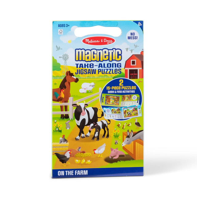 Melissa & Doug Magnetic Jigsaw Puzzle On The Farm