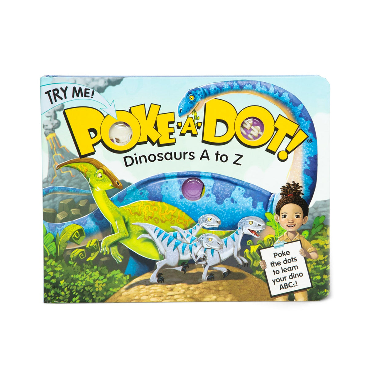 Melissa & Doug Poke-a-dot: Dinosaurs A To Z Book