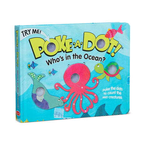 Melissa & Doug Poke-a-dot: Who`s In The Ocean Book