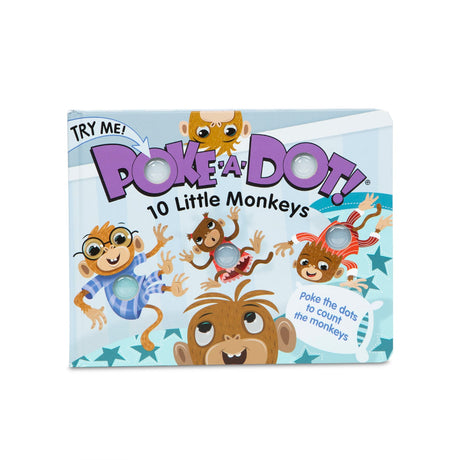 Melissa & Doug Poke-a-dot: 10 Little Monkeys Book