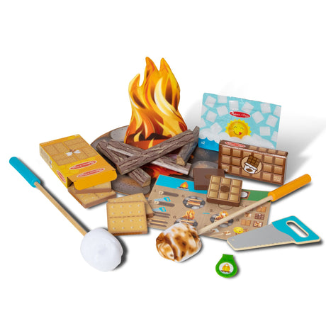 Melissa & Doug Let`s Explore Campfire S`more Playset