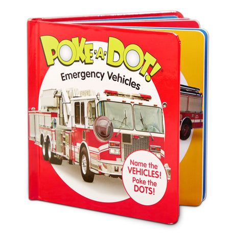 Melissa & Doug Poke-a-dot: Emergency Vehicles Book Emergency vehicles