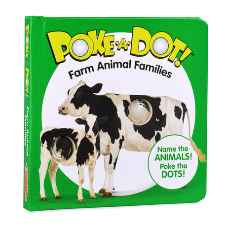 Melissa & Doug Poke-a-dot: Farm Animal Families Book Farm animal fam