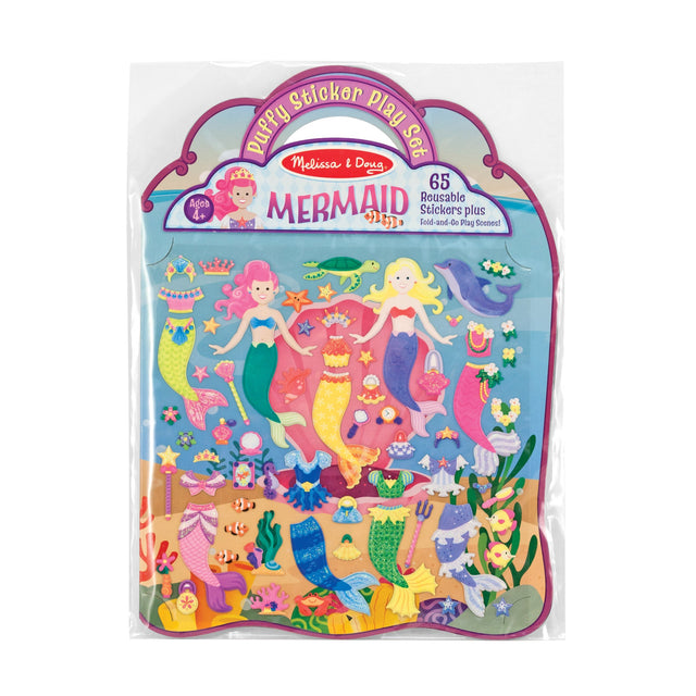 Melissa & Doug Puffy Sticker Play Set- Mermaid Mermaid