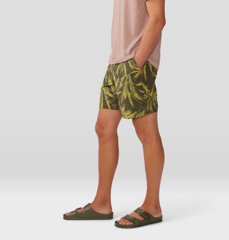 Mountain Hardwear Men's Stryder Swim Short - Dark Pine Yucca Print Dark Pine Yucca Print