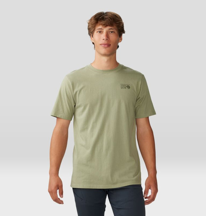 Mountain Hardwear Men's MHW Back Logo Short Sleeve - Mantis Green Mantis Green