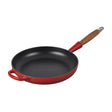Le Creuset Alpine Wood Handle Fry Pan Cerise