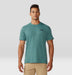 Mountain Hardwear Men's Sunblocker Short Sleeve - Blue Pine Heather Blue Pine Heather