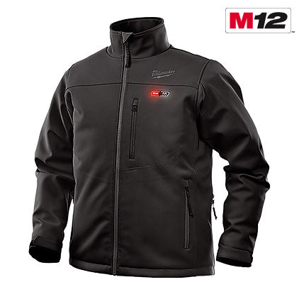 Milwaukee M12 Heated Toughshell Jacket Kit - Black Small Black