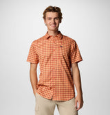 Columbia Mens Silver Ridge Utility Lite Novelty Short Sleeve Shirt - Tuscan Pulaski Tuscan Pulaski