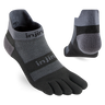 Injinji Run Midweight No-Show Sock Black/Gray