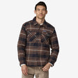 Patagonia Men's Lightweight Insulated Fjord Flannel Shirt - Molasses Brown Molasses Brown