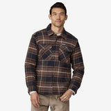 Patagonia Men's Lightweight Insulated Fjord Flannel Shirt - Molasses Brown Molasses Brown