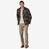 Patagonia Men's Lightweight Insulated Fjord Flannel Shirt - Molasses Brown Molasses Brown