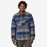 Patagonia Men's Lightweight Insulated Fjord Flannel Shirt - William: Smolder Blue William: Smolder Blue