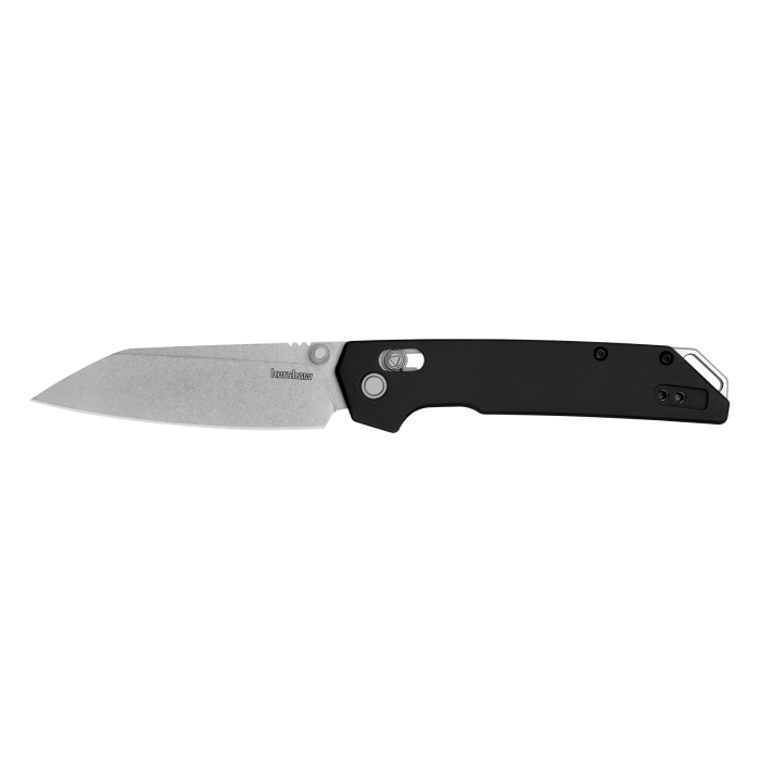 Kershaw Iridium Reverse Tanto Knife - Black Black