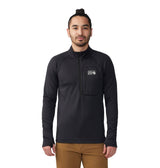 Mountain Hardwear Men's Glacial Trail Half Zip Black