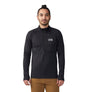 Mountain Hardwear Men's Glacial Trail Half Zip Black