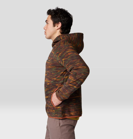 Mountain Hardwear Men's Microchill Hoody - Iron Oxide Print Iron Oxide Print