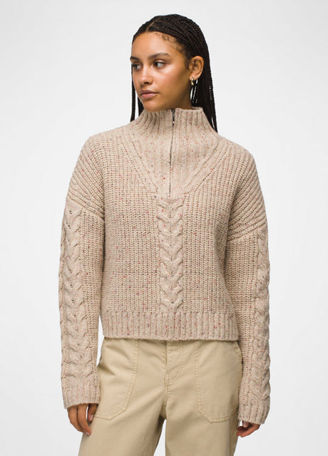 Prana Women's Laurel Creek Sweater - Oatmeal Oatmeal