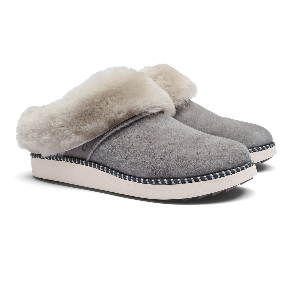 Olukai Women's Ku`i Slipper Fog/mist grey