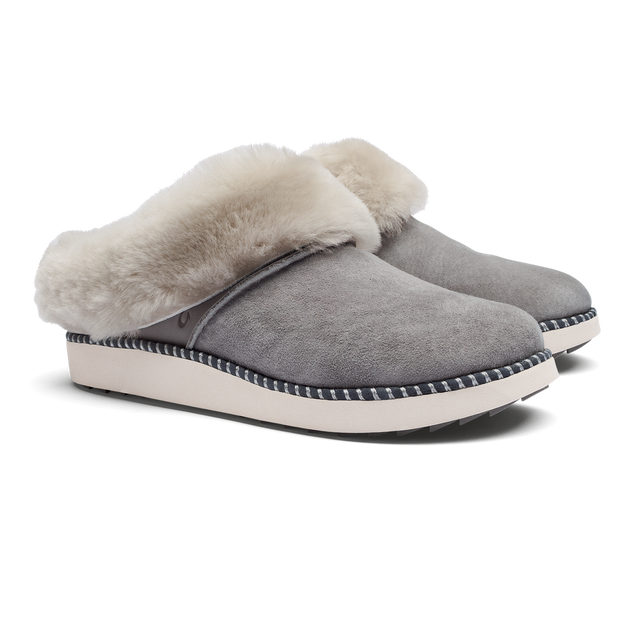 Olukai Women's Ku`i Slipper Fog/mist grey