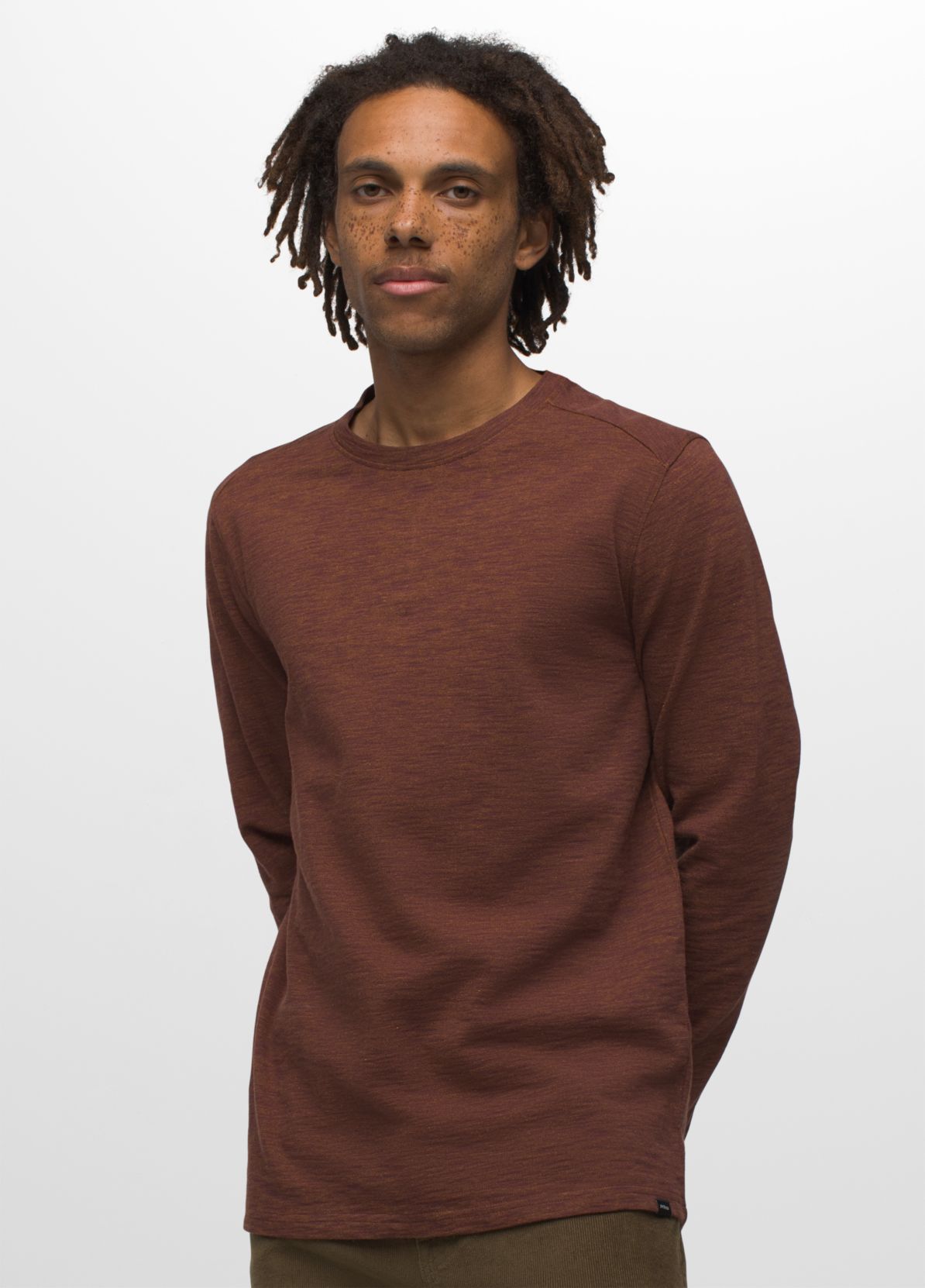 Prana Men's Ronnie Crew Ii Cacao heather