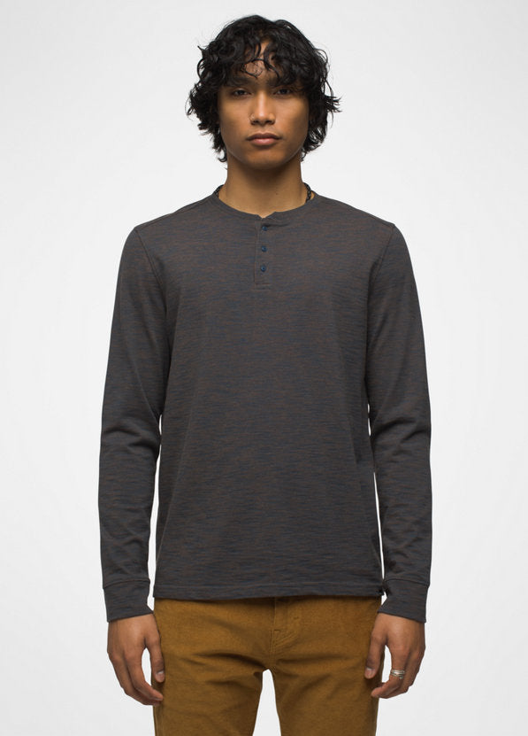 Prana Men's Ronnie Henley II - Dark Sky Heather Dark Sky Heather