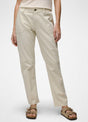 Prana Women's Sancho Boyfriend Pant - Chalk Chalk