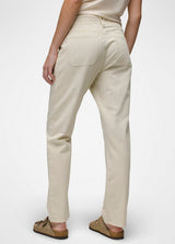 Prana Women's Sancho Boyfriend Pant - Chalk Chalk