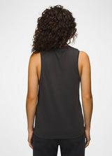 Prana Women's Everyday Vintage-Washed Tank - Charcoal Charcoal