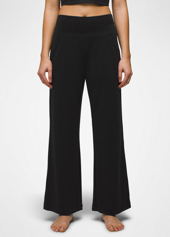 Prana Women's Shea Wide Leg Pant - Black Black