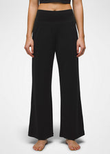 Prana Women's Shea Wide Leg Pant - Black Black