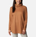 Columbia Women's Holly Hideaway™ Waffle Cowl Neck Pullover Camel brown