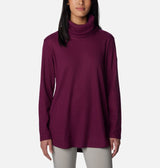 Columbia Women's Holly Hideaway™ Waffle Cowl Neck Pullover Marionberry