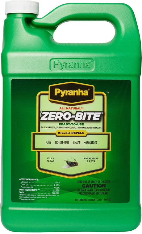 Pyranha Zero-Bite Natural Insect Repellent - (32oz & 1 Gal)